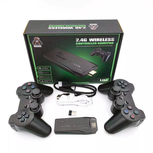 64G Wireless Video Game Consoles 2 Controllers For PS1/GBA/MD