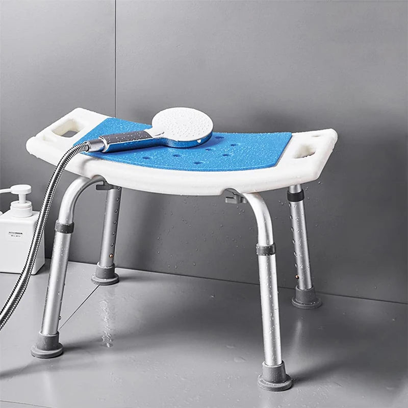Portable Anti Slip Bathroom Stool Cushion, Mat For Elderly / Disabled
