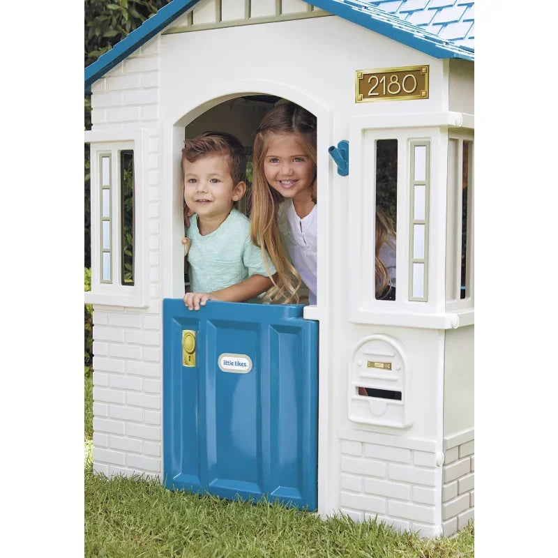 Pretend Playhouse for Kids, with Working Door and Windows