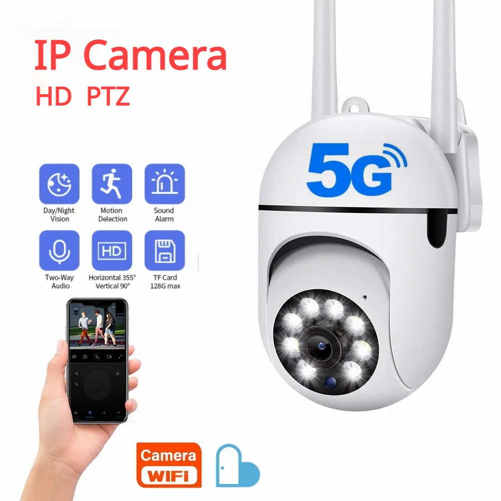 5G 1080P HD WiFi  Wireless Surveillance Cameras 2MP