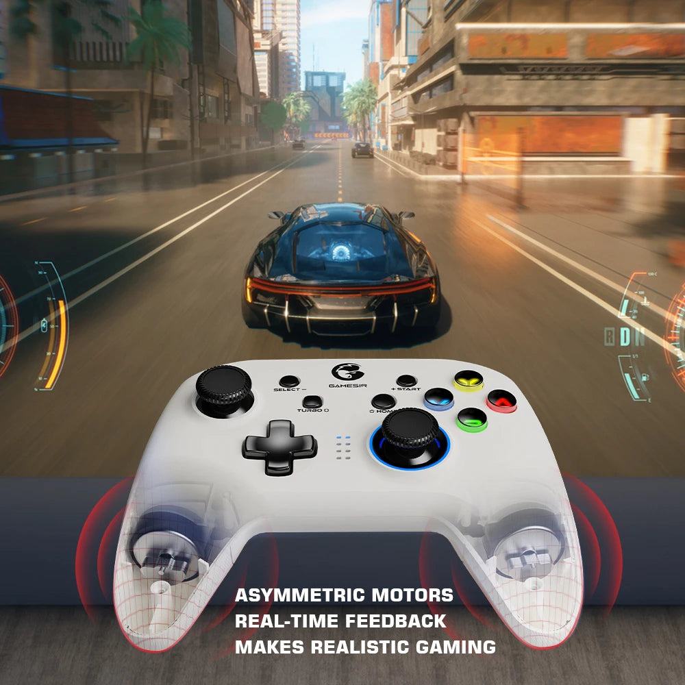 Pro White Version Bluetooth Wireless Gaming Controller