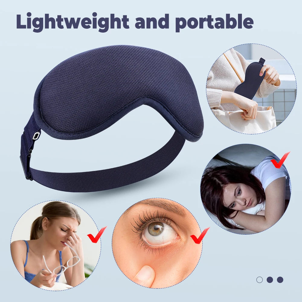 3D Heating Vibration Electric Eye Massager Mask