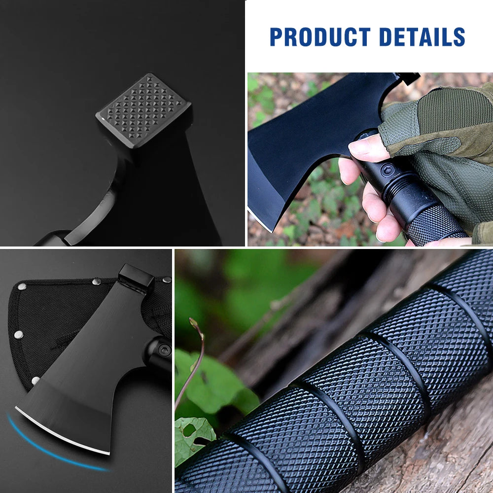 Multi-function Tactical  Survival Axe Portable Foldable Chopping Axes Multi Tool Kit