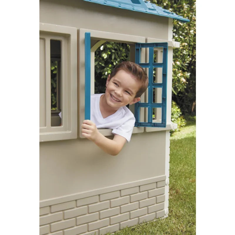 Pretend Playhouse for Kids, with Working Door and Windows