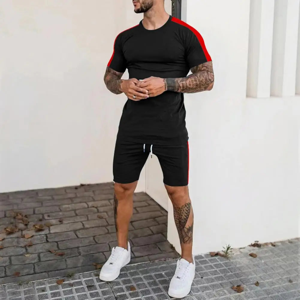 Men's 2Pcs/Set Quick Drying  Summer Sport Suit Daily Clothing
