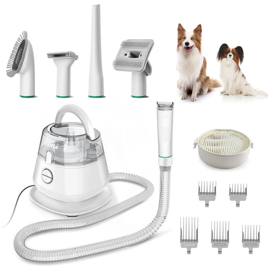 Pet Grooming Vacuum Kit w/Clipper