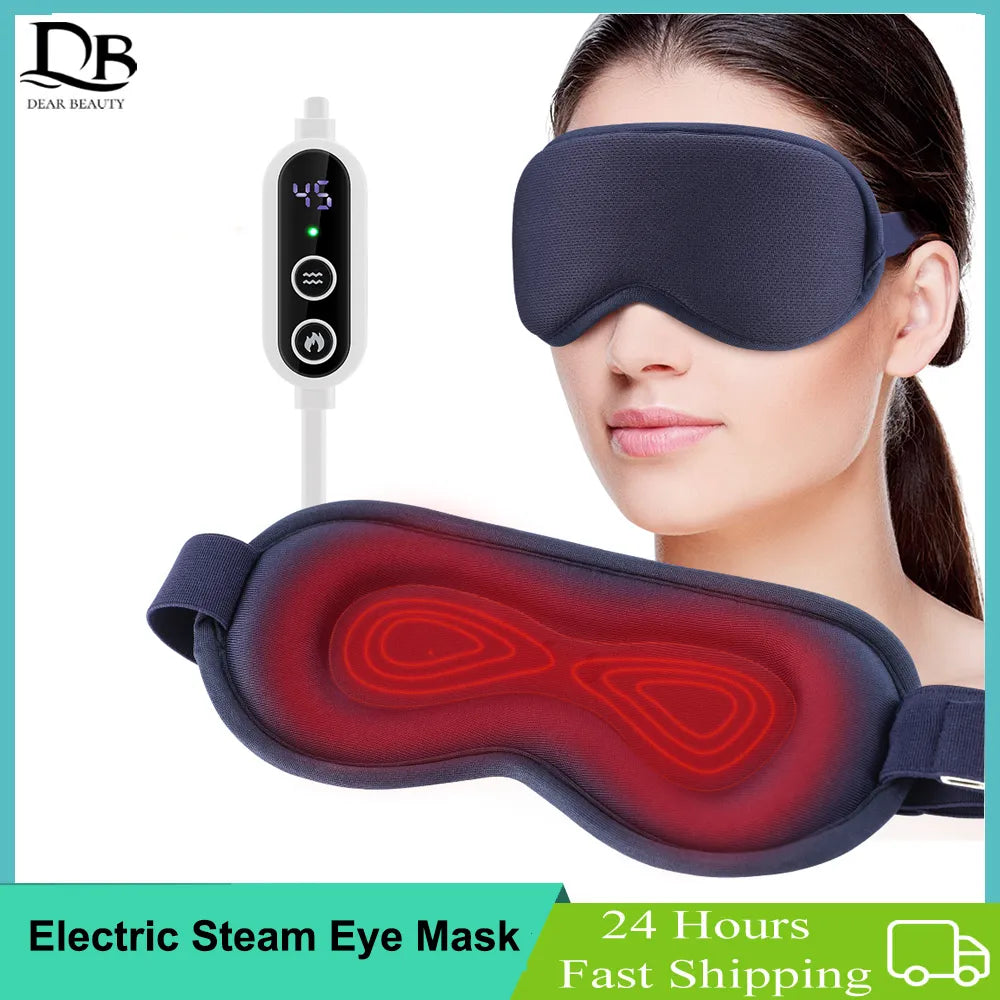 3D Heating Vibration Electric Eye Massager Mask