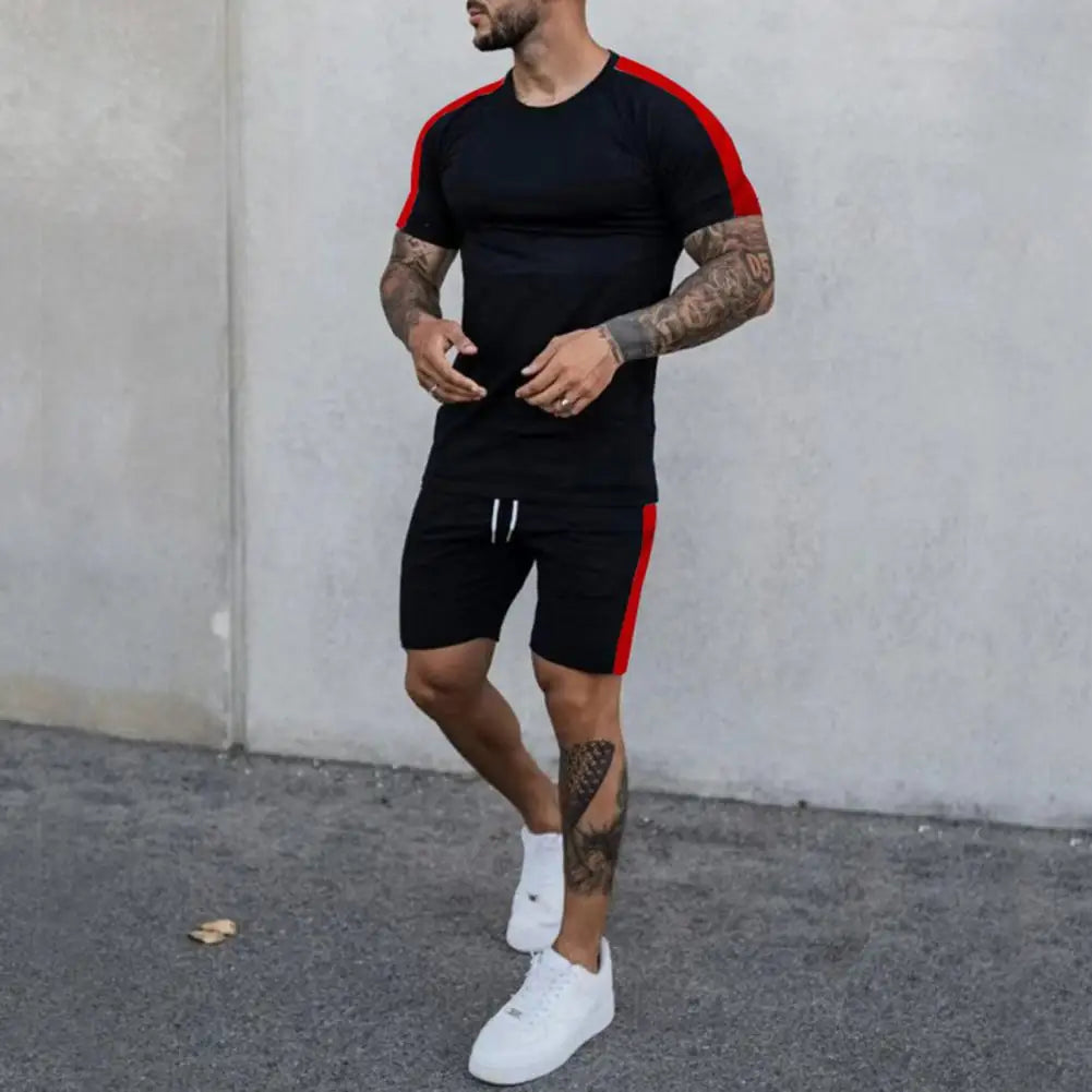 Men's 2Pcs/Set Quick Drying  Summer Sport Suit Daily Clothing