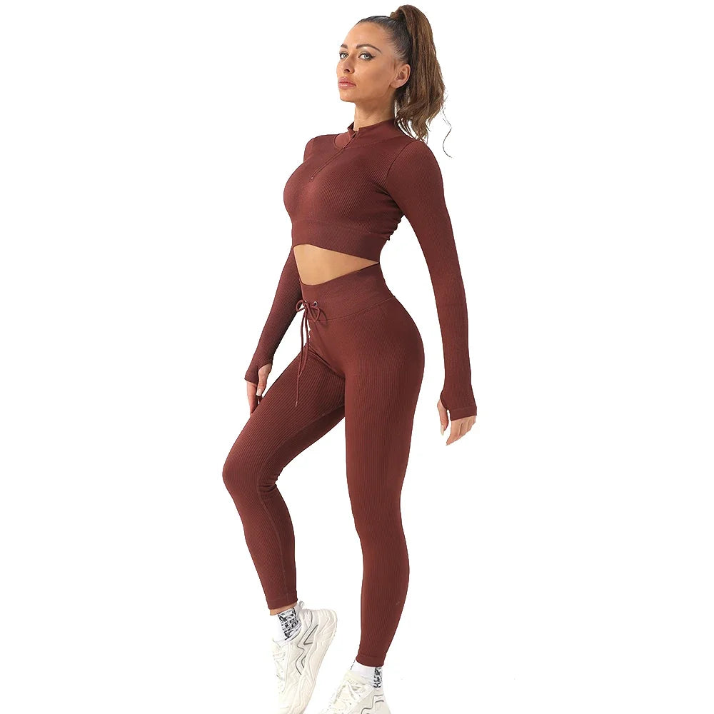 Seamless Gym Workout Clothes for Women