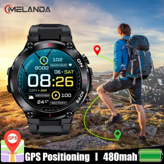 Men's Military GPS Smart Watch