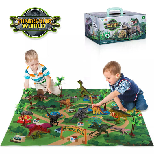 Toy Jurassic Dinosaur Animals Jungle Set