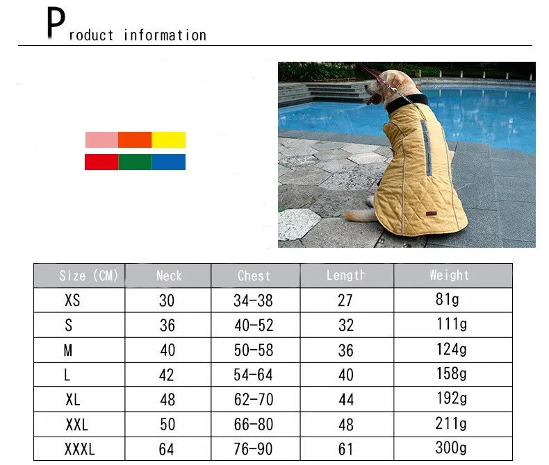 Winter Pet Waterproof Clothes