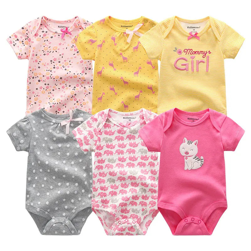 Baby Girl Jumpsuits 6Pcs