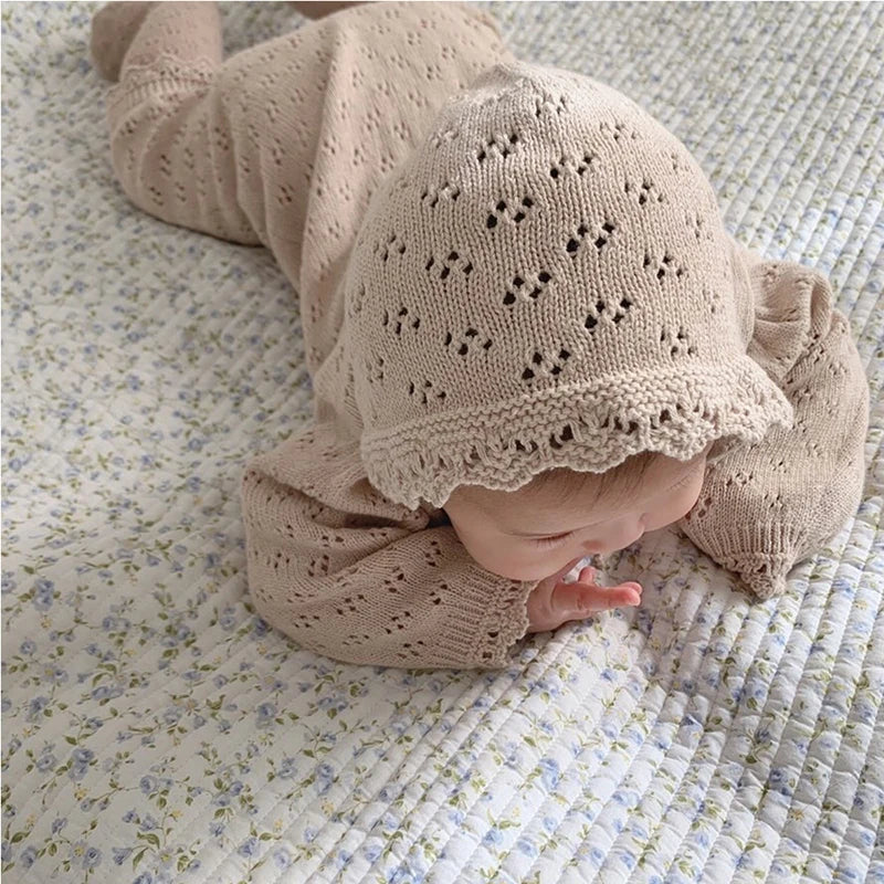 Newborn Baby Girl Knit Bodysuit