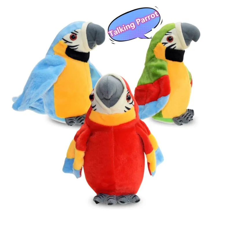 Cute Electronic Talking Parrot Plush Toy