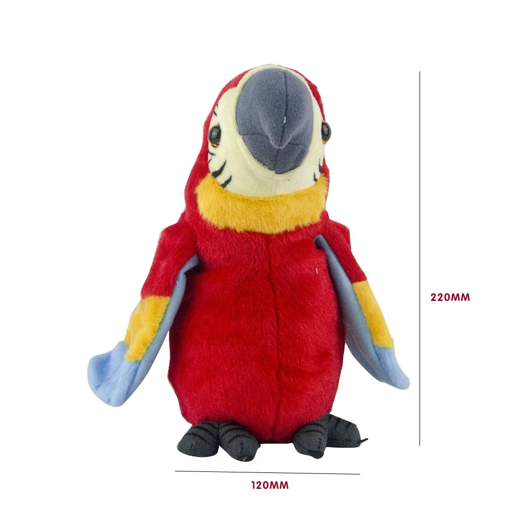 Cute Electronic Talking Parrot Plush Toy