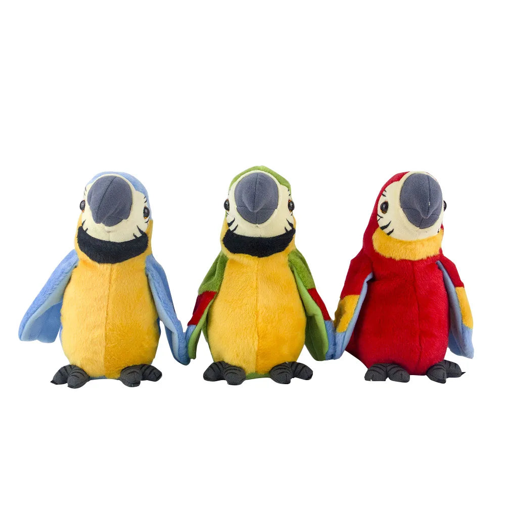 Cute Electronic Talking Parrot Plush Toy