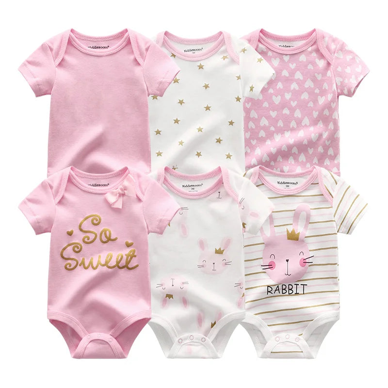 Baby Girl Jumpsuits 6Pcs