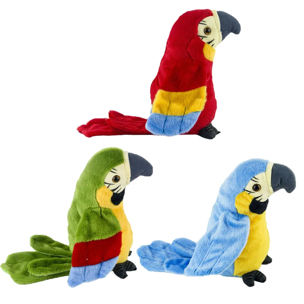 Cute Electronic Talking Parrot Plush Toy