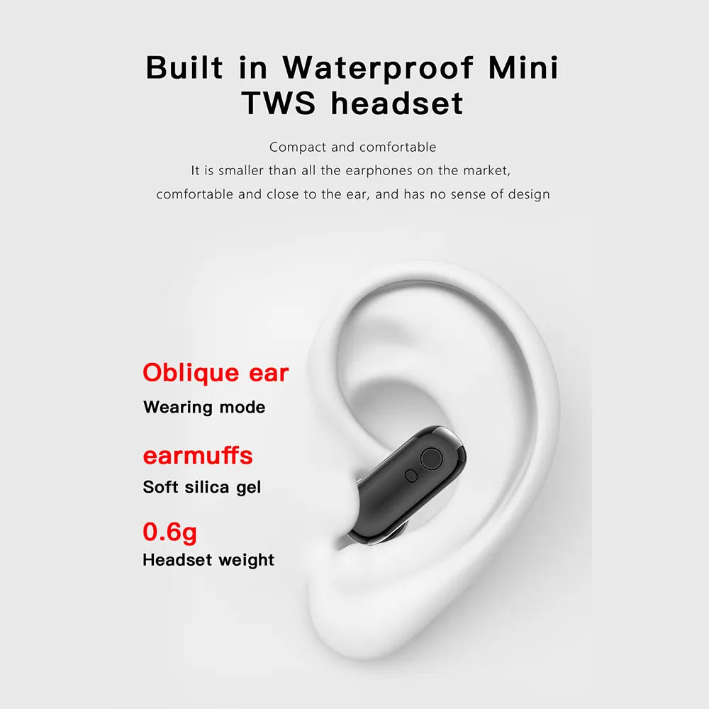 Smart Watch Two In One Wireless Bluetooth Dual Headset