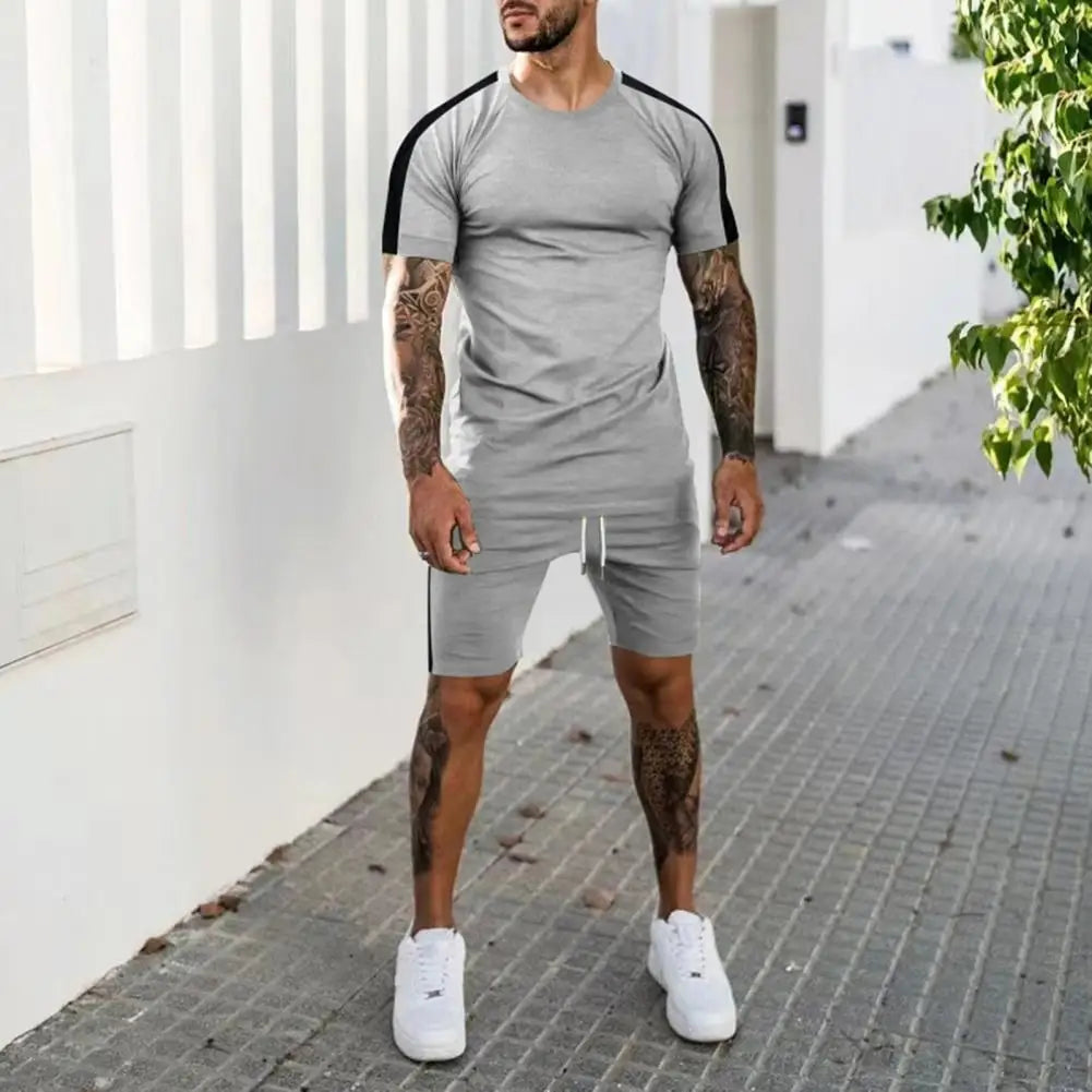 Men's 2Pcs/Set Quick Drying  Summer Sport Suit Daily Clothing