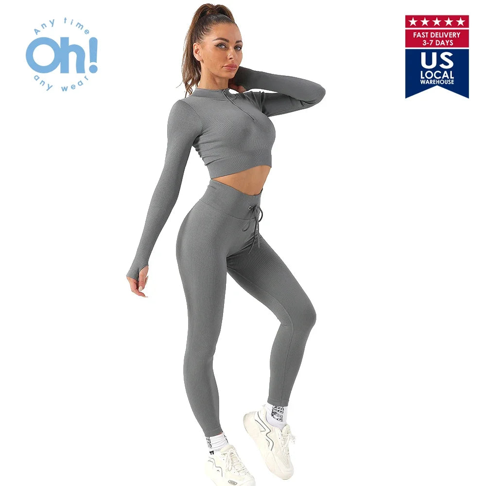 Seamless Gym Workout Clothes for Women