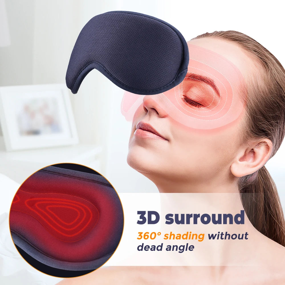 3D Heating Vibration Electric Eye Massager Mask