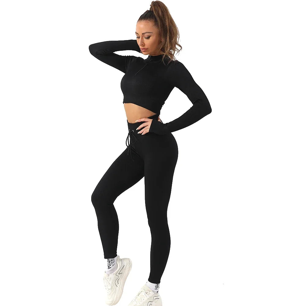 Seamless Gym Workout Clothes for Women