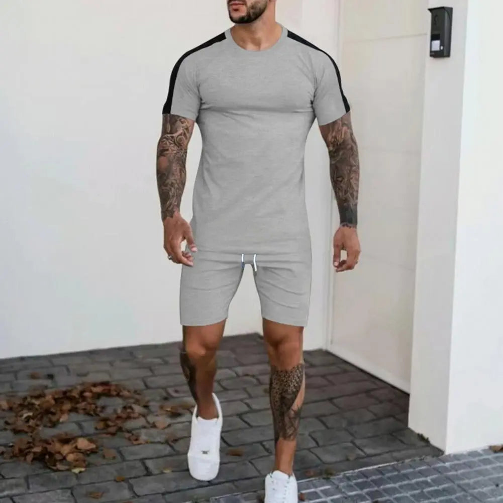 Men's 2Pcs/Set Quick Drying  Summer Sport Suit Daily Clothing