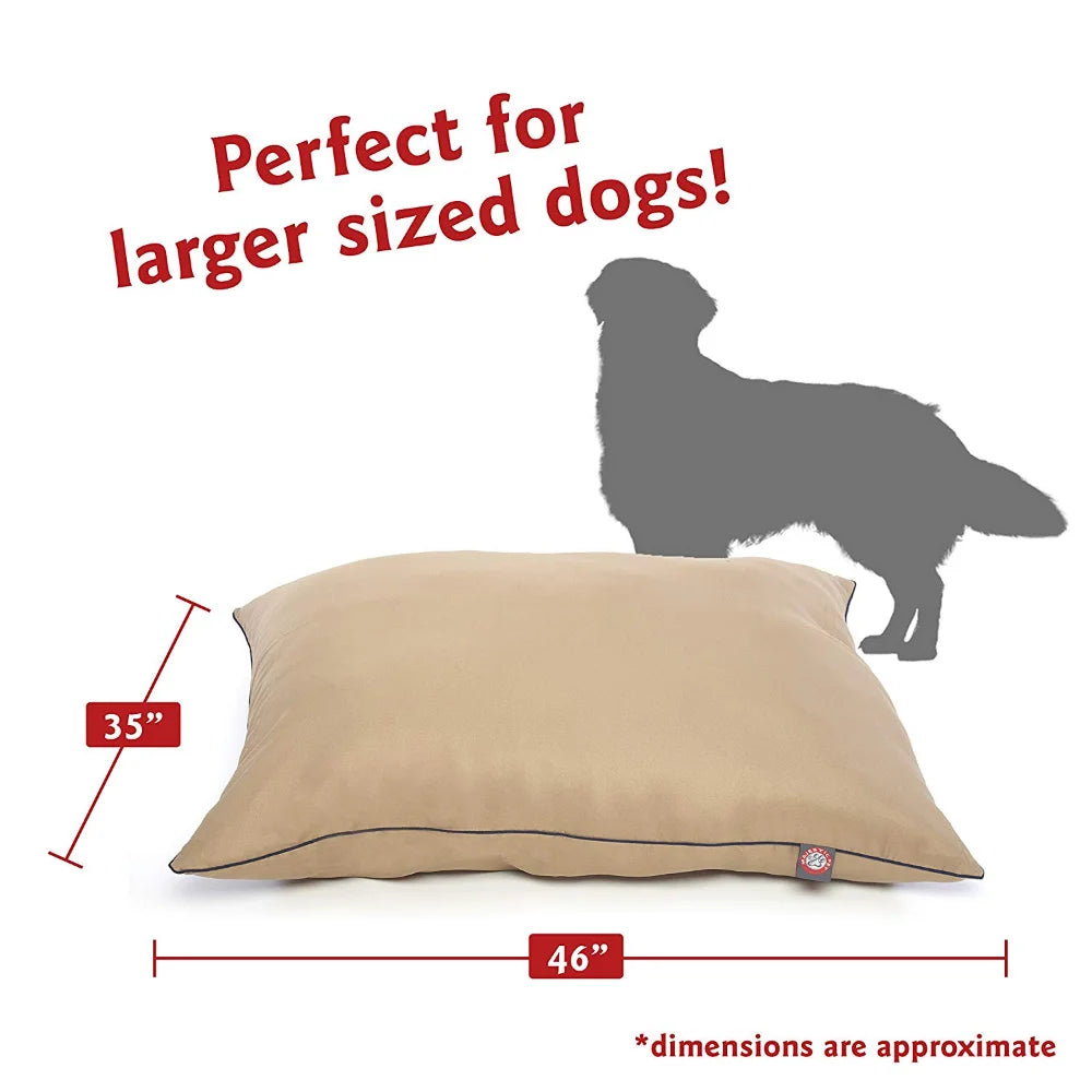 Pet Bed, Large, Khaki,  Machine Washable