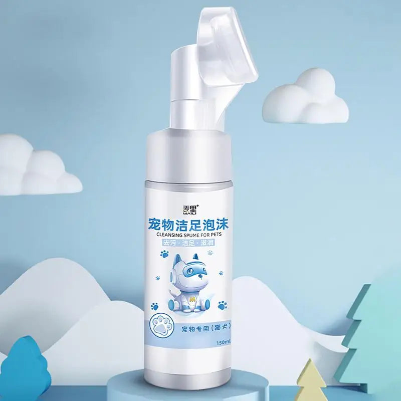 Pet Paw Cleaning Foam Waterless Shampoo