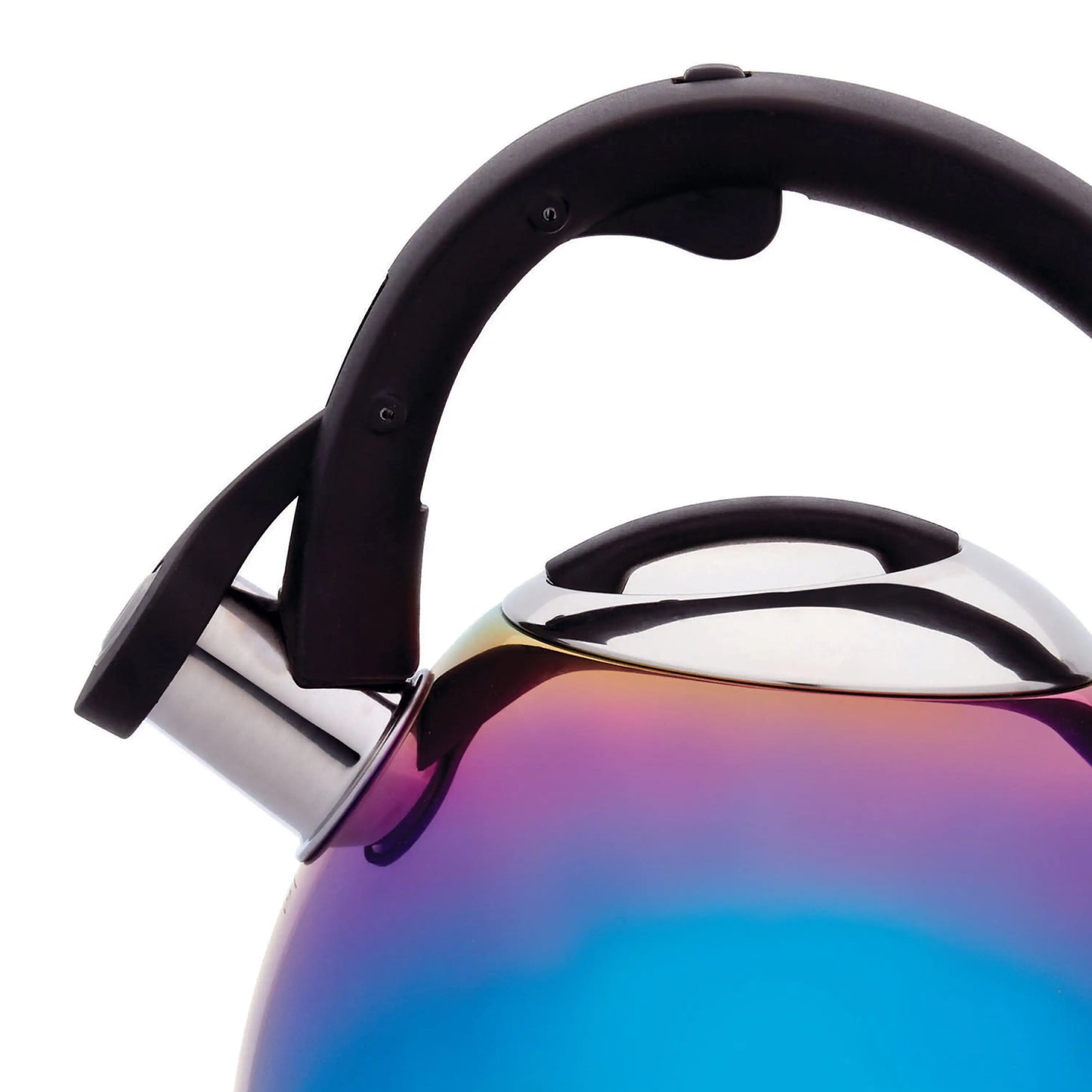 2.5-quart Stainless Steel Tea Kettle, Rainbow Titanium