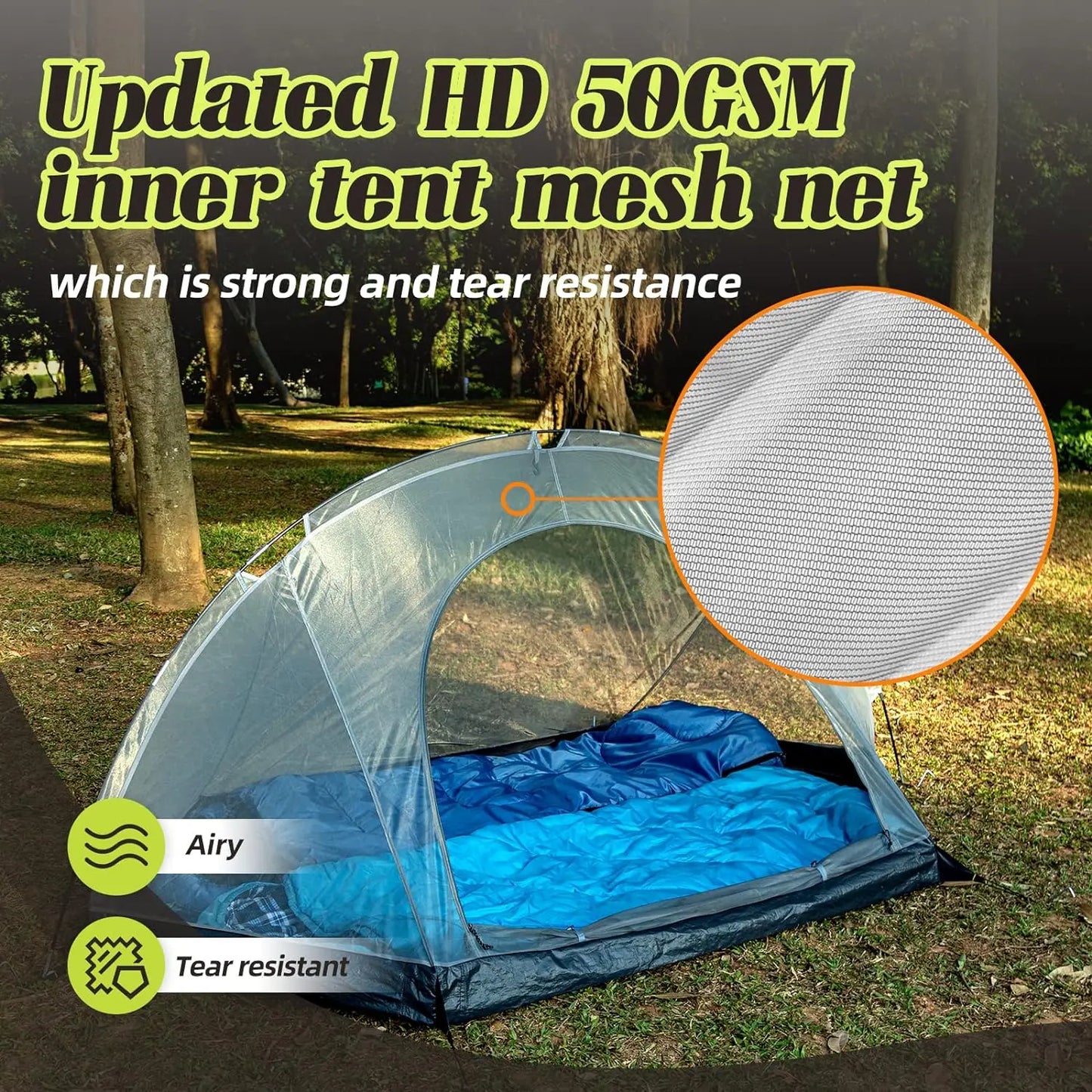 Lightweight Waterproof 1-2 Person Tent for Camping,