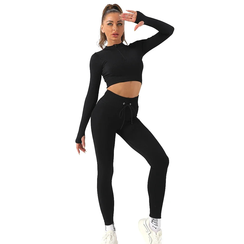 Seamless Gym Workout Clothes for Women