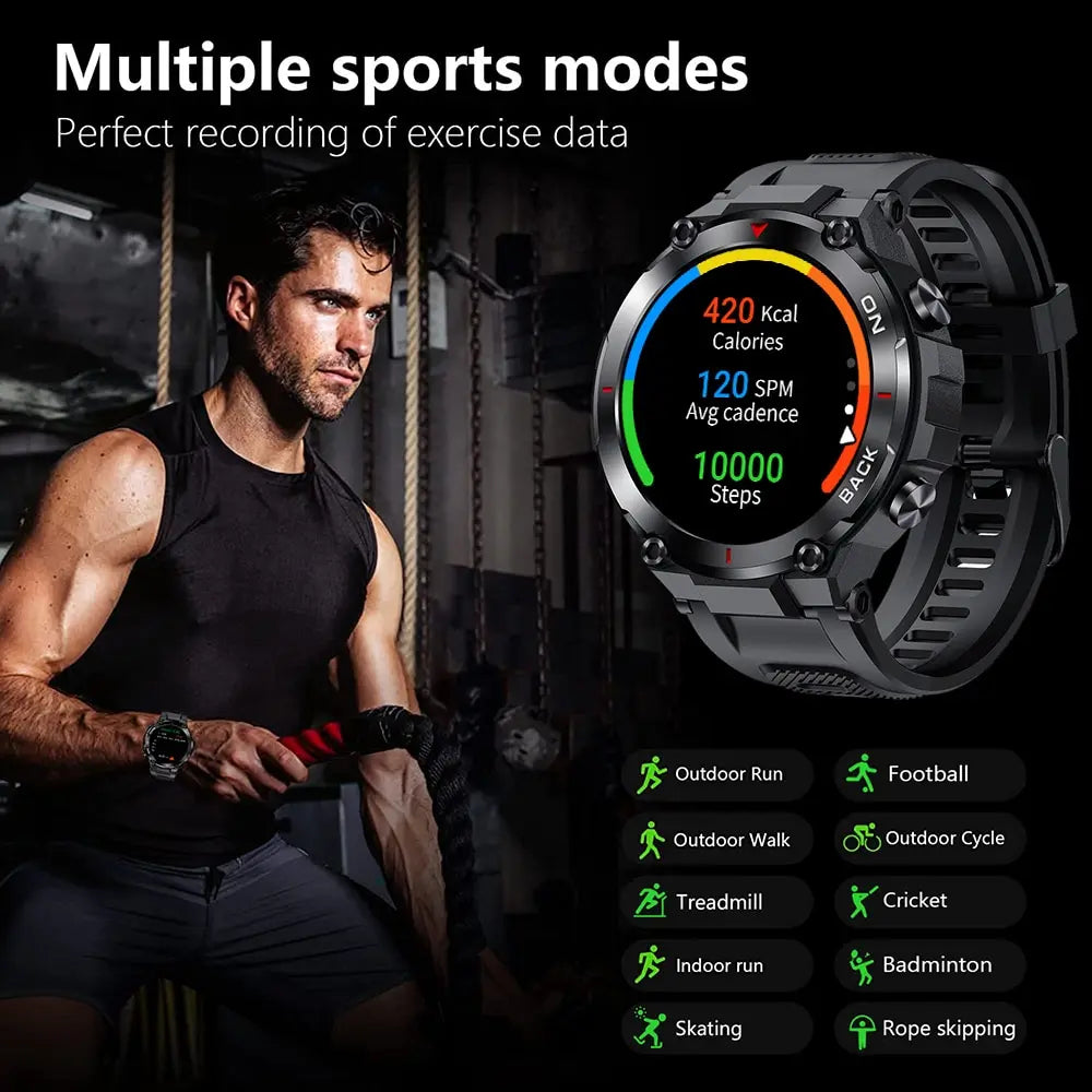 Men's Military GPS Smart Watch