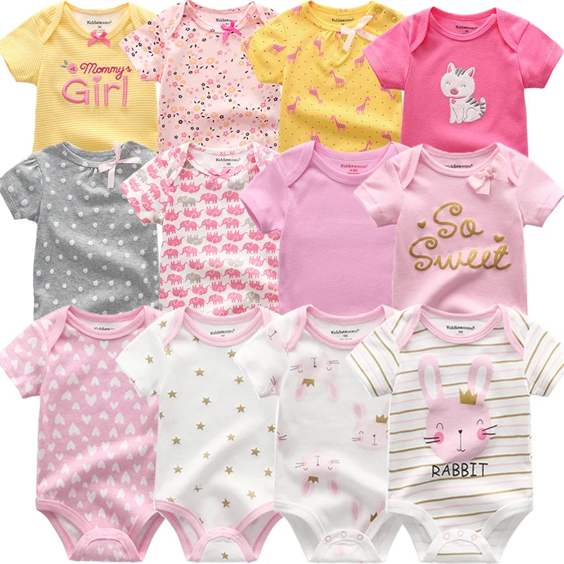 Baby Girl Jumpsuits 6Pcs