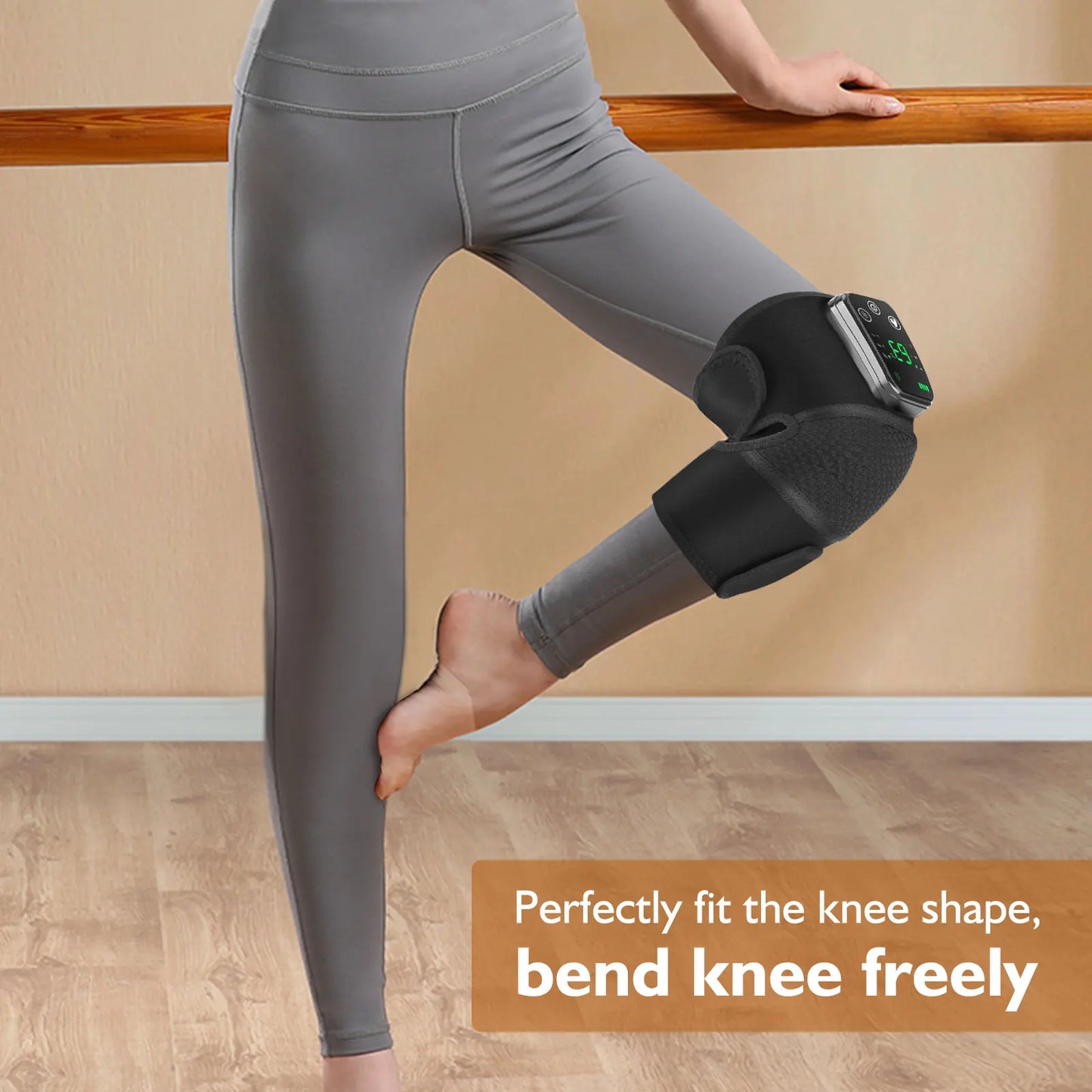 Rechargeable Hot Compress Vibration Knee Massager