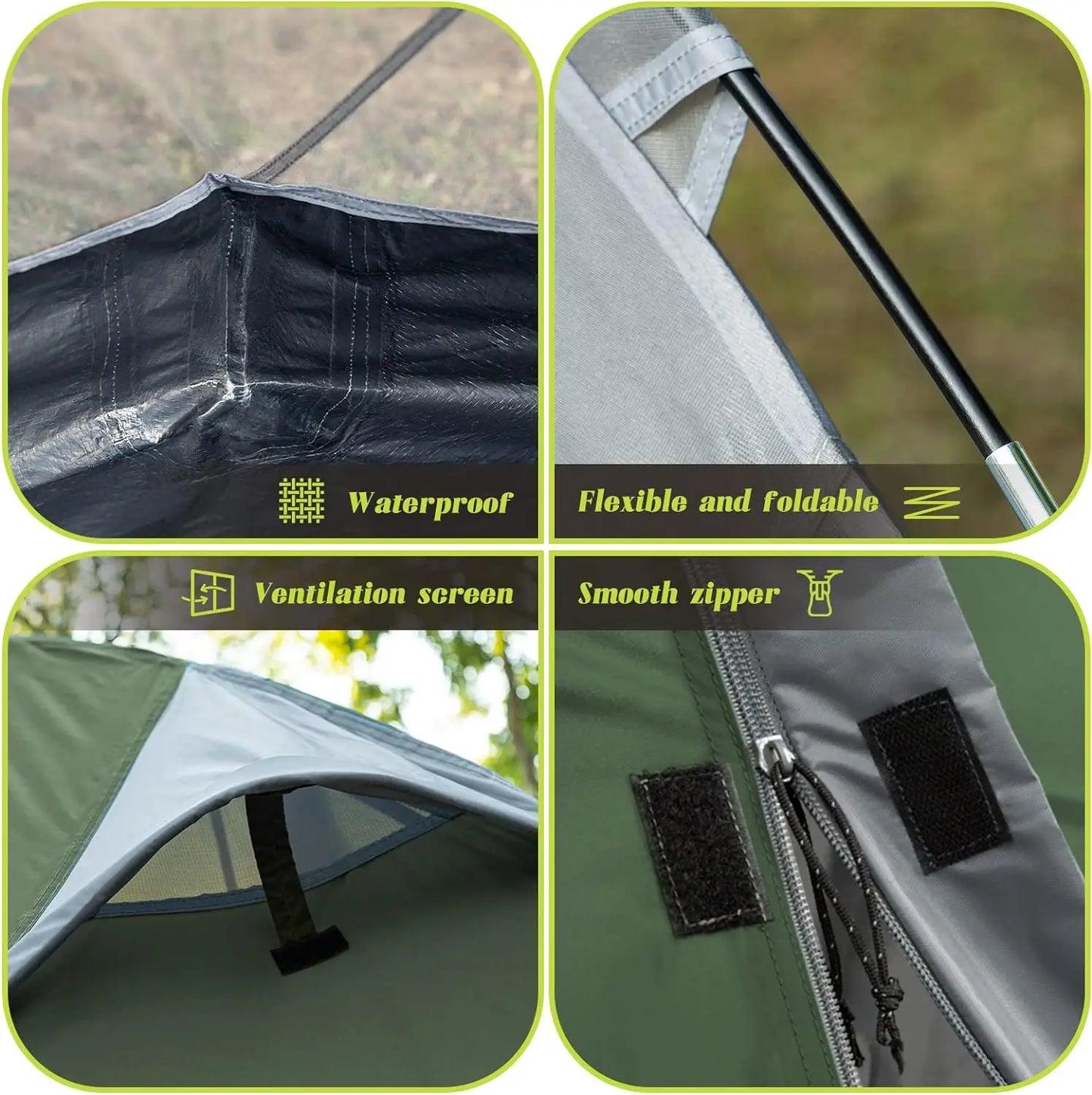 Lightweight Waterproof 1-2 Person Tent for Camping,