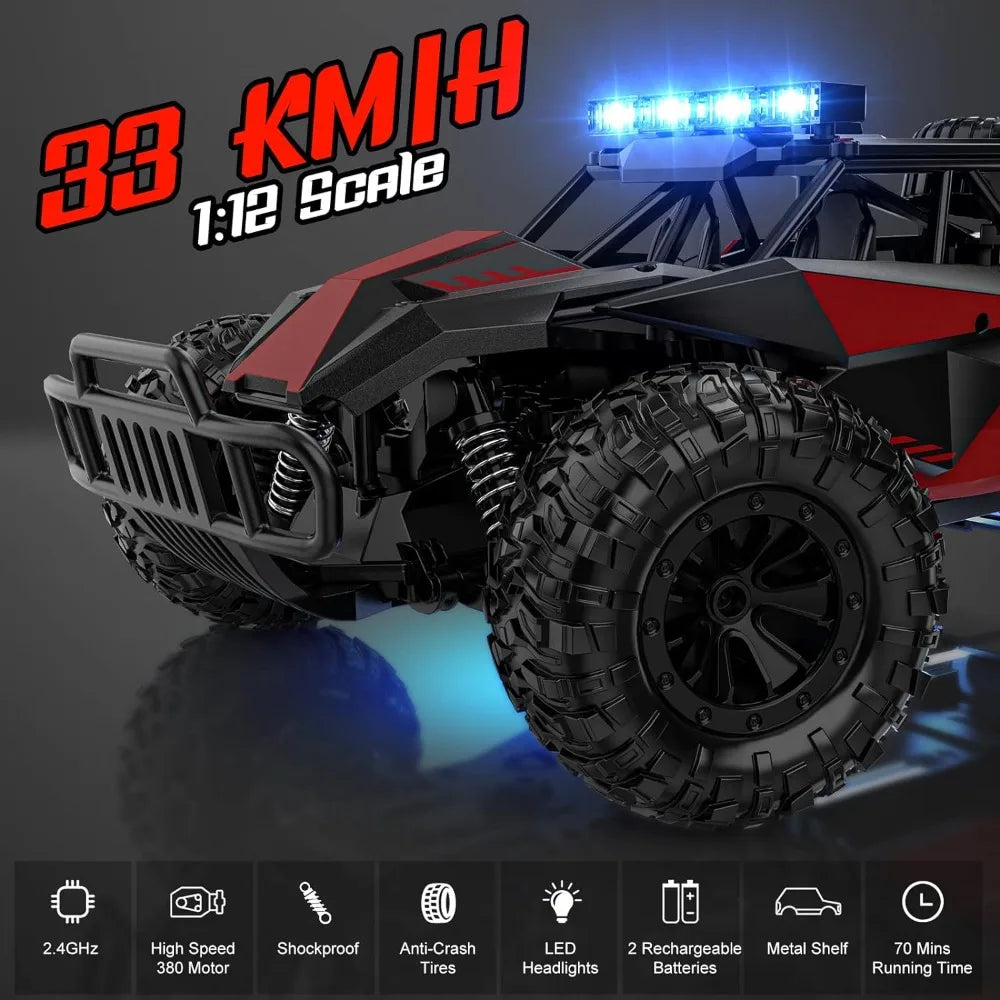 RC Cars Toy 2.4GHz High Speed 33KM/H